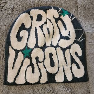 Black and Cream Beanie